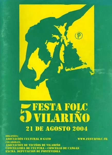 FESTIVAL FOLK VILARIÑO Cartaz edicion 2004